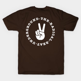 THE RADICAL BEAT UNDERGROUND White Logo T-Shirt